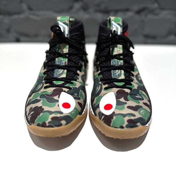 A Bathing Ape x Dame 4 \'Green Camo\'